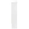vidaXL Radiator Cover High Gloss White 78 x 19 x 81.5 cm