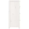 vidaXL Sideboard White 70x35x80 cm Solid Wood Pine