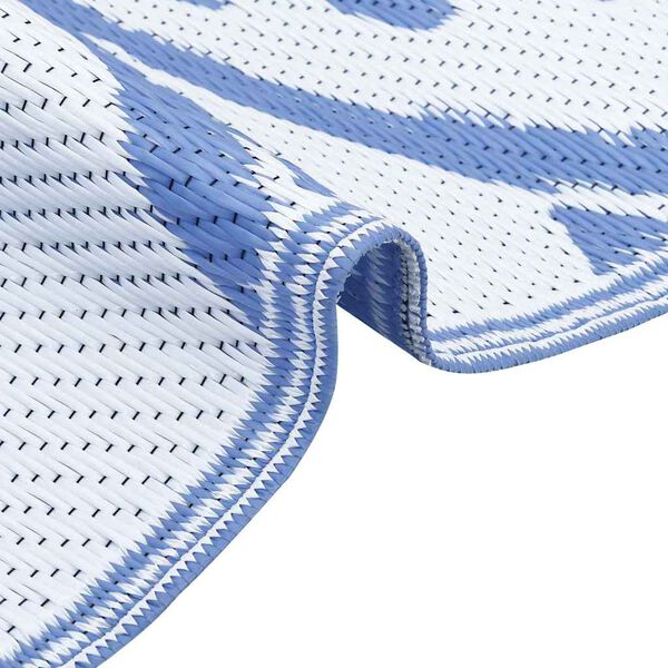 vidaXL Outdoor Rug ARAKIL Baby blue 300 x 400 cm PP