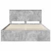 vidaXL Bed Frame Concerte Grey 150 x 200 cm Solid Pine Wood