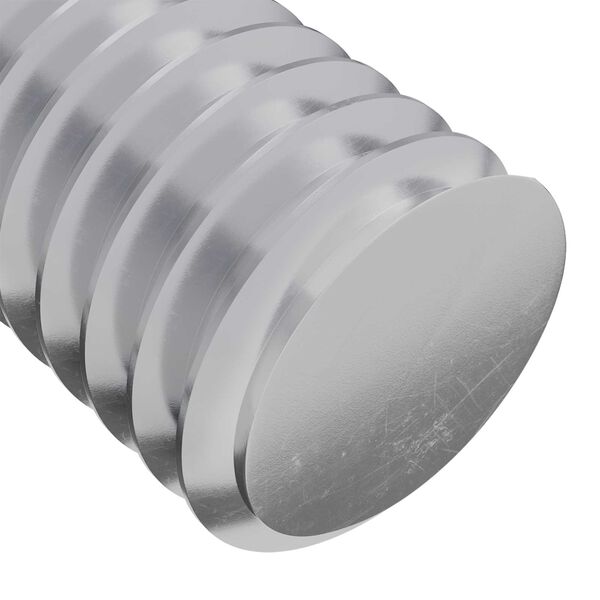 vidaXL Screw 2 pcs Silver 8 x 25 mm Steel