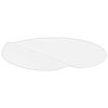 vidaXL Table Protector Transparent Ø 100 cm 1.6 mm PVC