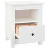 vidaXL Bedside Cabinets 2 pcs White 40x35x49 cm Solid Wood Pine