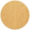 vidaXL Table Top &Oslash;50x1.5 cm Bamboo