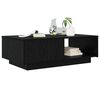 vidaXL Coffee Table Black Oak 95 x 55 x 31 cm Engineered Wood