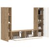 vidaXL TV Cabinet Set 6 pcs Artisan Oak Engineered Wood