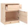 vidaXL Bedside Cabinet 40x31x50 cm Solid Pinewood