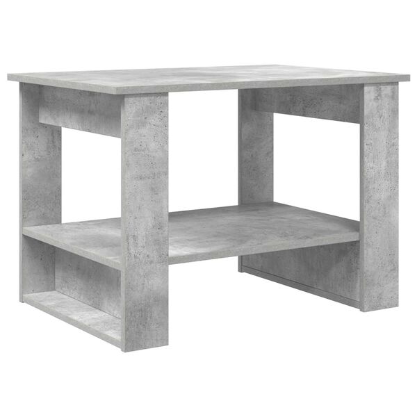 vidaXL Coffee Table Concrete Grey 72 x 50 x 50 cm Engineered Wood