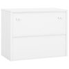 vidaXL Office Cabinet White 90x40x70 cm Steel