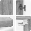 vidaXL Bathroom Furniture Set TULUM Grey Sonoma Engineered Wood