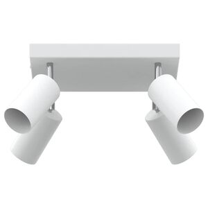 vidaXL Ceiling Spotlight with Spotlights White 26 x 26 x 16 cm Metal