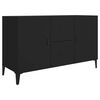 vidaXL Sideboard Black 100x36x60 cm Engineered Wood