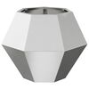 vidaXL Planter Silver 50 x 50 x 40 cm Stainless Steel