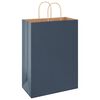 vidaXL Paper Bags 50 pcs with Handles Blue 32x17x44 cm