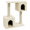 vidaXL Cat Tree | Cream | Engineered wood, plush, sisal | Medium | Cat Tree