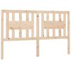 vidaXL Headboard | Natural wood | Solid pine wood | 141 x 4 x 100 cm