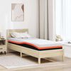 vidaXL Mattress White and Grey 80 x 200 cm Gel Memory Foam