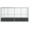 vidaXL Aviary with Extension Silver 418.5x107x212 cm Steel