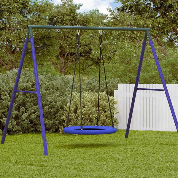 vidaXL Nest Swing Blue 100 x 100 x 180 cm