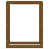 vidaXL Firewood Rack Honey Brown 80x25x100 cm Solid Wood Pine