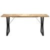 vidaXL Dining Table 180x90x76 cm Solid Mango Wood