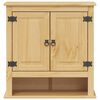 vidaXL Bathroom Wall Cabinet Corona 70x33x71.5 cm Solid Wood Pine