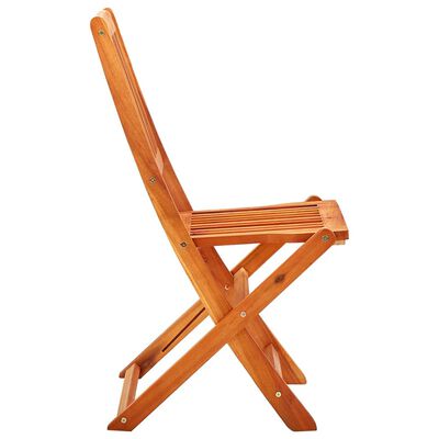 vidaXL Folding Garden Chairs 6 pcs Solid Eucalyptus Wood