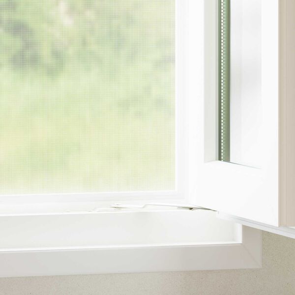 vidaXL Insect Mesh Screen White 80 x 2000 cm Steel