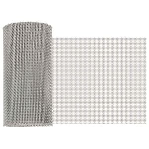 vidaXL Mesh Screen 20 x 200 cm 8 Mesh Stainless Steel 201 Silver