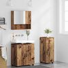 vidaXL Bathroom Furniture Set 3 pcs Old Wood Engineered wood & Metal