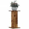 vidaXL Plant Stands 2 pcs Old Wood 30x30x60 cm Engineered Wood