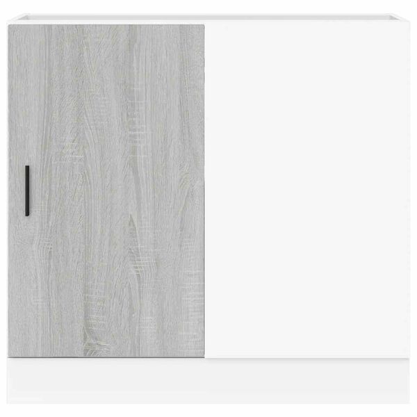 vidaXL Kitchen Base Cabinet Lyon Grey Sonoma Engineered Wood