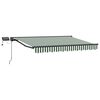 vidaXL Manual Awning Frame with LEDs 3.5 x 2.5 m