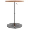 vidaXL Bar Table &Oslash;50x89.5 cm Solid Wood Beech