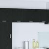 vidaXL Hanging Cabinet 2 pcs Black Oak and White 40 x 31 x 40 cm