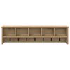 vidaXL Wall-Mounted Coat Rack with Shelf Artisan Oak 100 x 16 x 26 cm