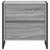 vidaXL Bedside Table Grey Sonoma 50 x 39.5 x 50 cm Engineered Wood