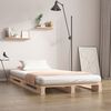 vidaXL Pallet Bed without Mattress Small Single Solid Wood