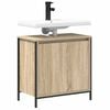 vidaXL Bathroom Basin Cabinet Sonoma Oak 60x34.5x60 cm