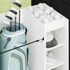 vidaXL Golf Cabinet with Wheel Plain White 90 x 45 x 98 cm