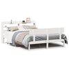 vidaXL Bed Frame without Mattress White 160x200 cm Solid Wood Pine