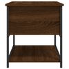 vidaXL Storage Bench Brown Oak 70x42.5x47 cm Engineered Wood