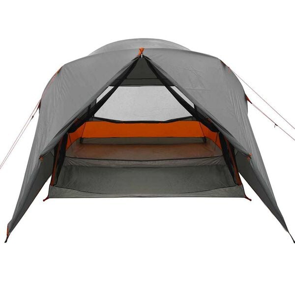 vidaXL Dome Tent with Roof Grey and Orange 455 x 252 x 178 cm