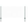vidaXL Fence with Post Green 1 x 25 m Steel