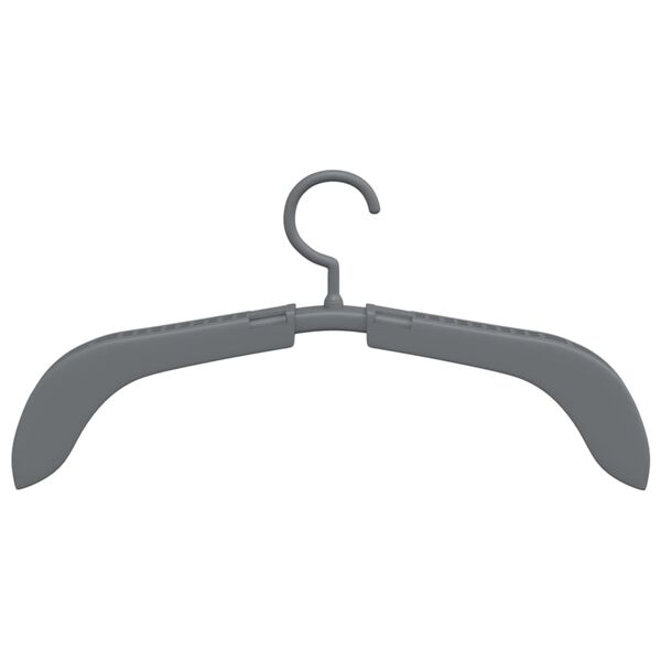 vidaXL Extendable Clothes Hangers 5 pcs Grey