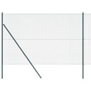 vidaXL Fence Post Green
