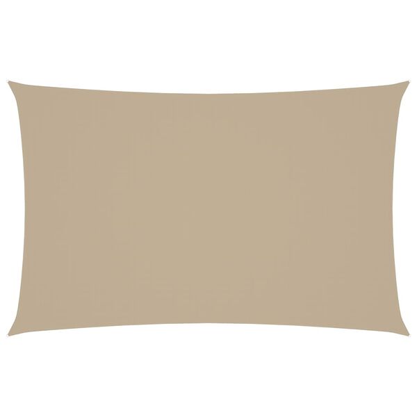 vidaXL Sunshade Sail Oxford Fabric Rectangular 5x8 m Beige