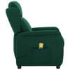 vidaXL Massage Chair Dark Green 93.5 x 67.5 x 101.5 cm Fabric