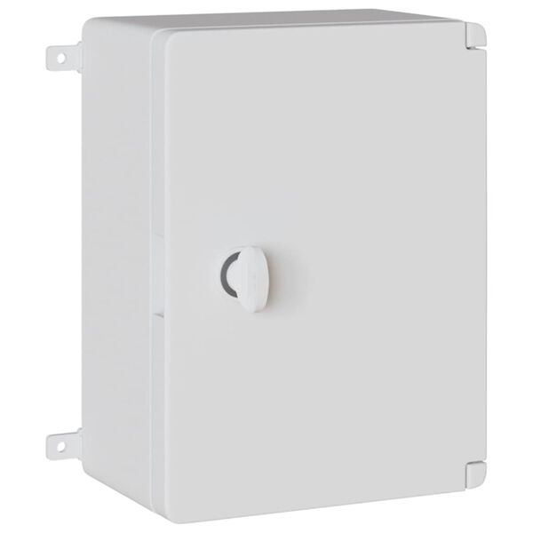 vidaXL Control Cabinet Grey 21 x 13 x 28 cm ABS Plastic