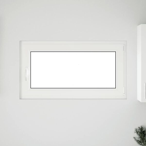 vidaXL Basement Window "RISOR" 110x60 cm Tilt&Turn DIN Right Anthracite